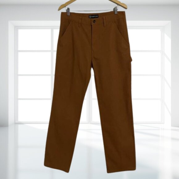 Empyre Vault Carpenter Pants Jeans Rust Brown Size 32 | Utility Workwear Style - Picture 2 of 15